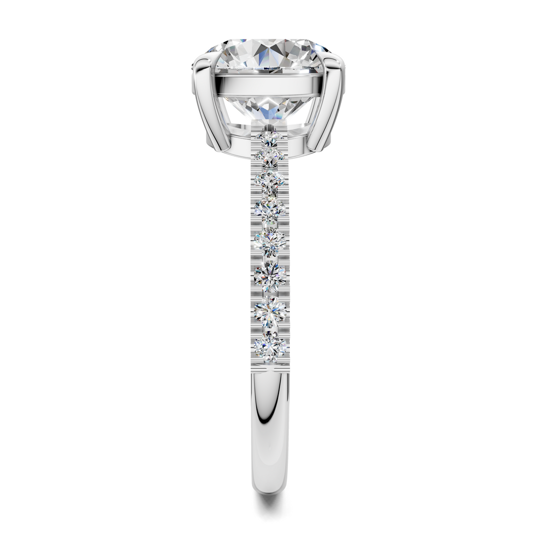Kira Low Profile Pavé Ring