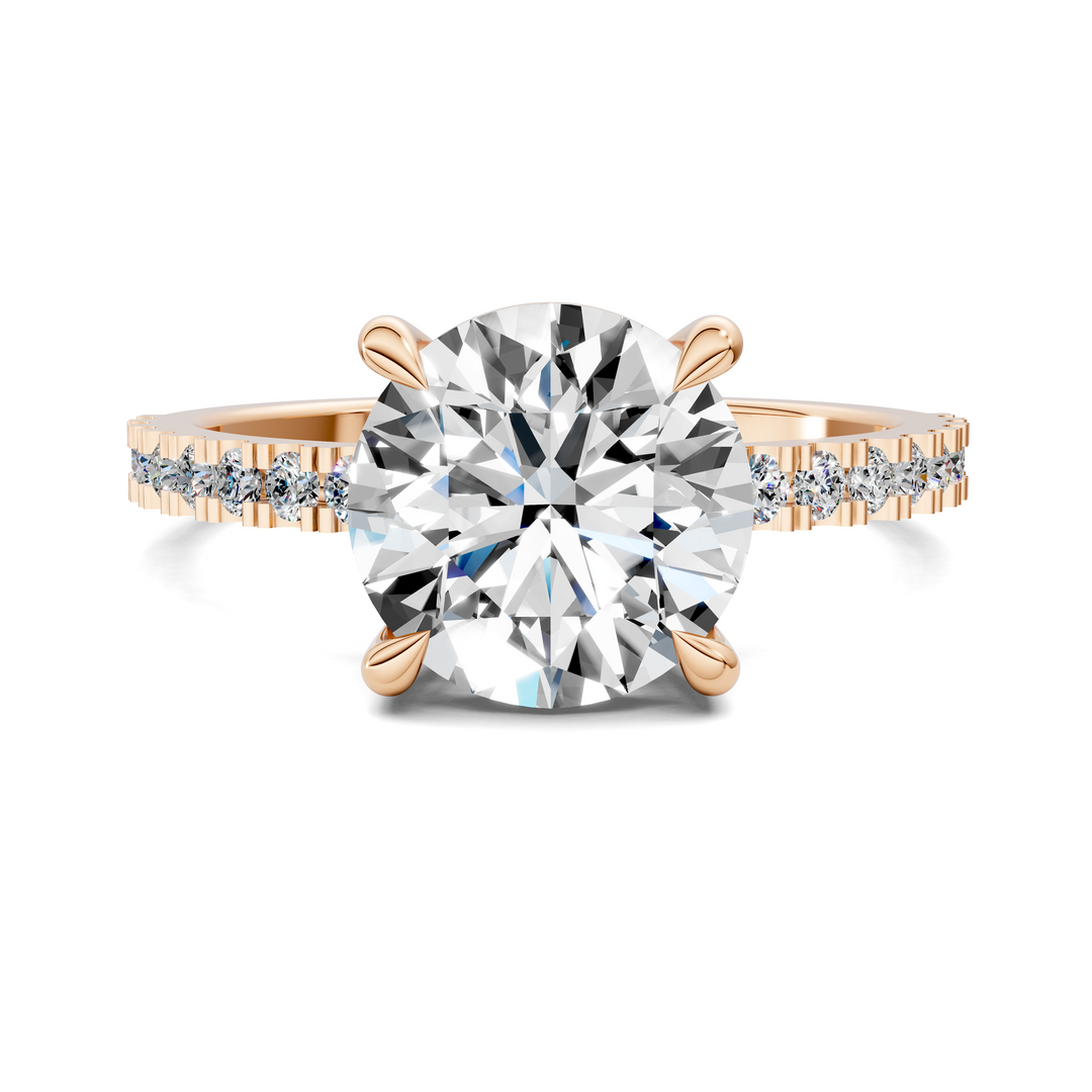 Kira Low Profile Pavé Ring Setting