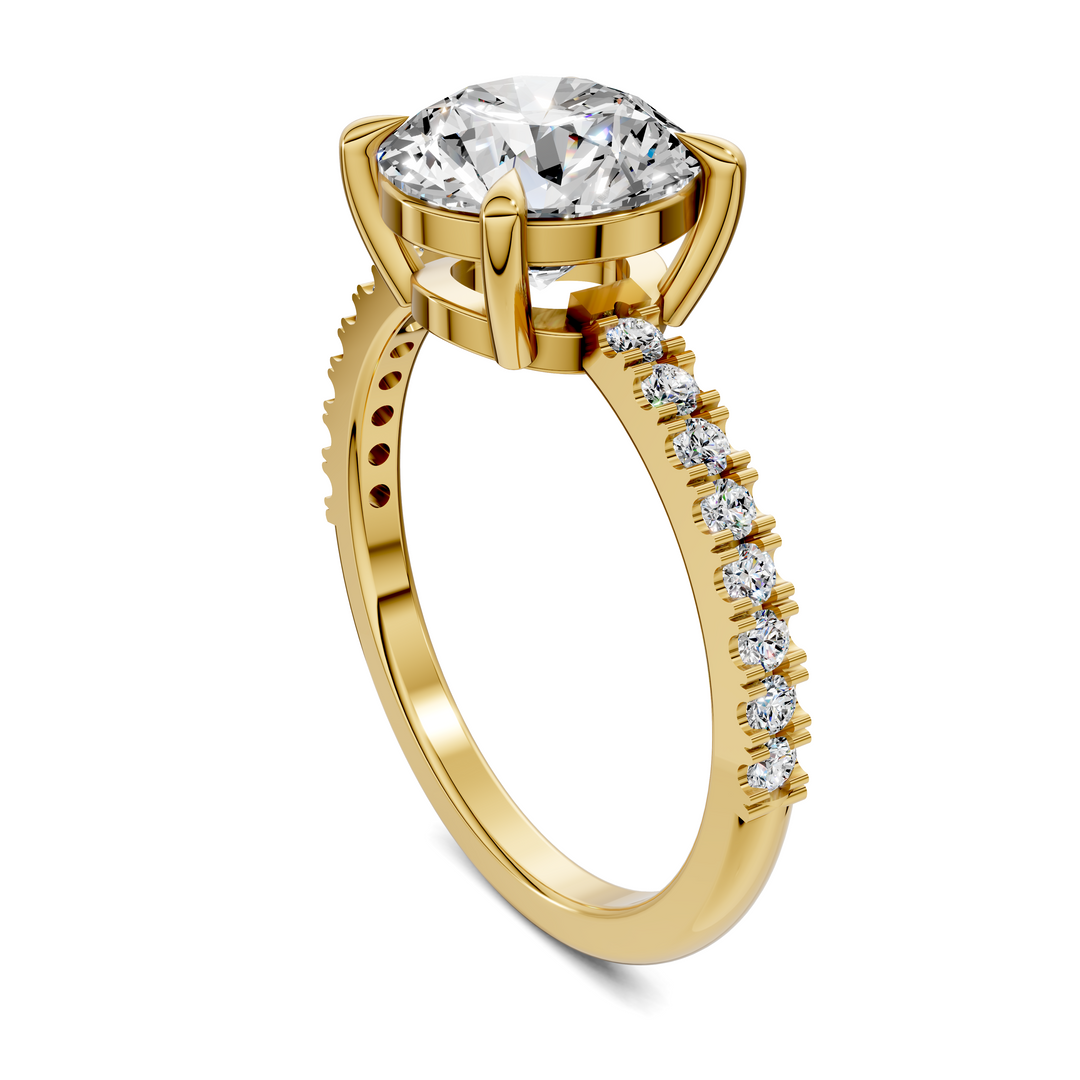 Kira Low Profile Pavé Ring