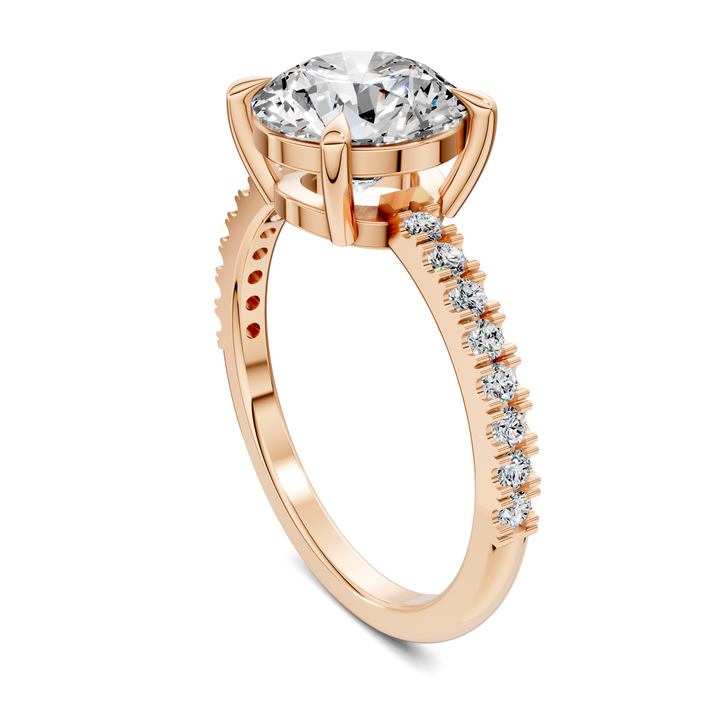 Kira Low Profile Pavé Ring Setting