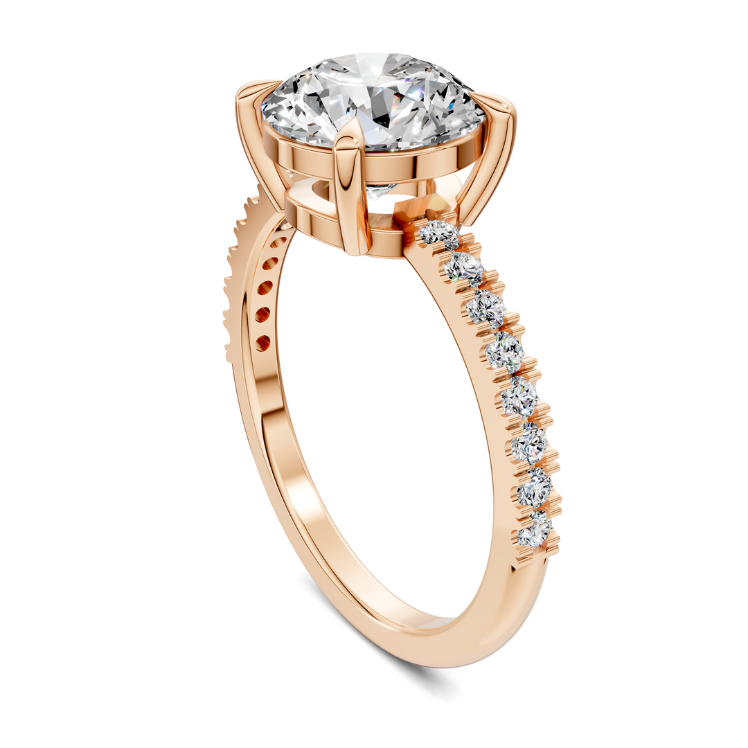 Kira Low Profile Pavé Ring
