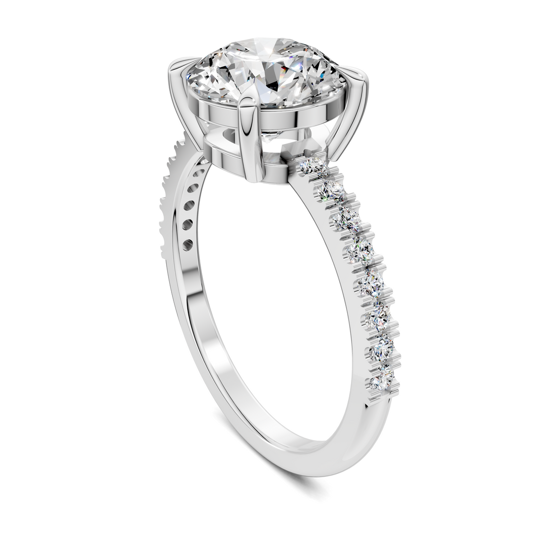 Kira Low Profile Pavé Ring