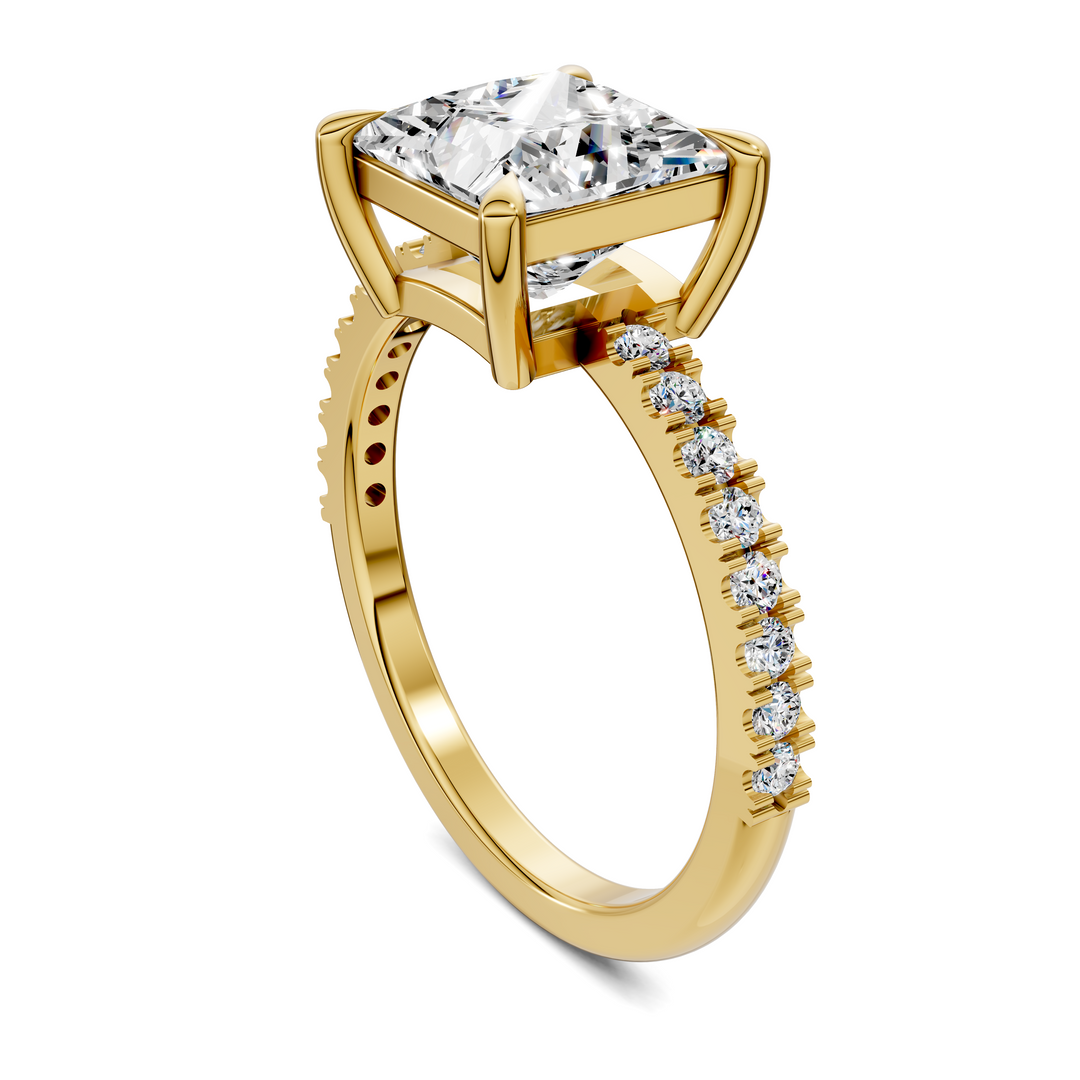 Kira Low Profile Pavé Ring