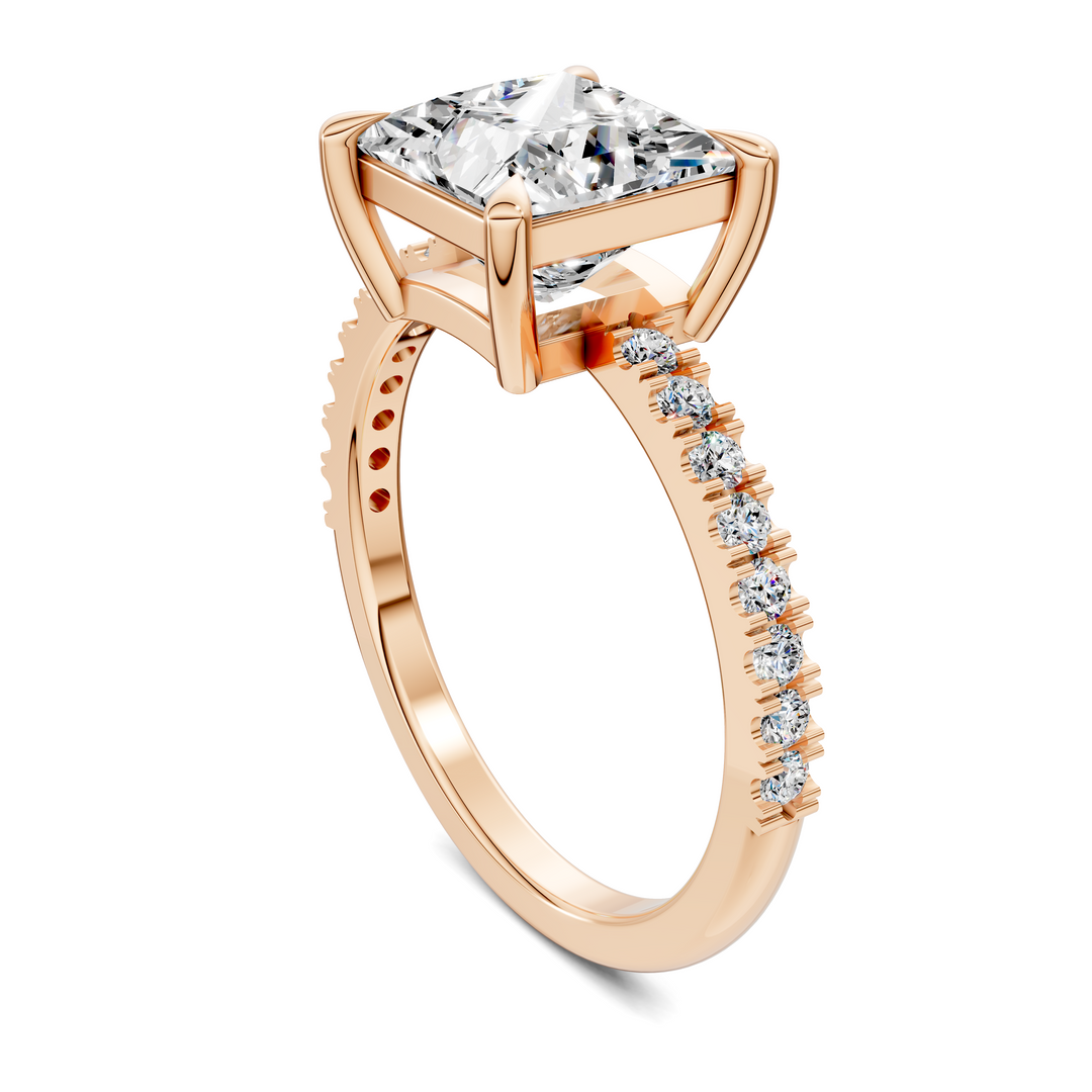 Kira Low Profile Pavé Ring Setting