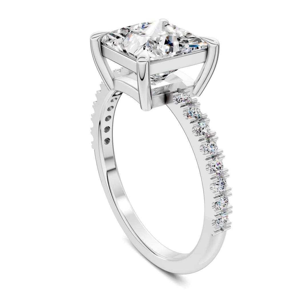 Kira Low Profile Pavé Ring Setting