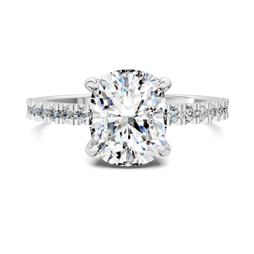 Kira Low Profile Pavé Ring Setting