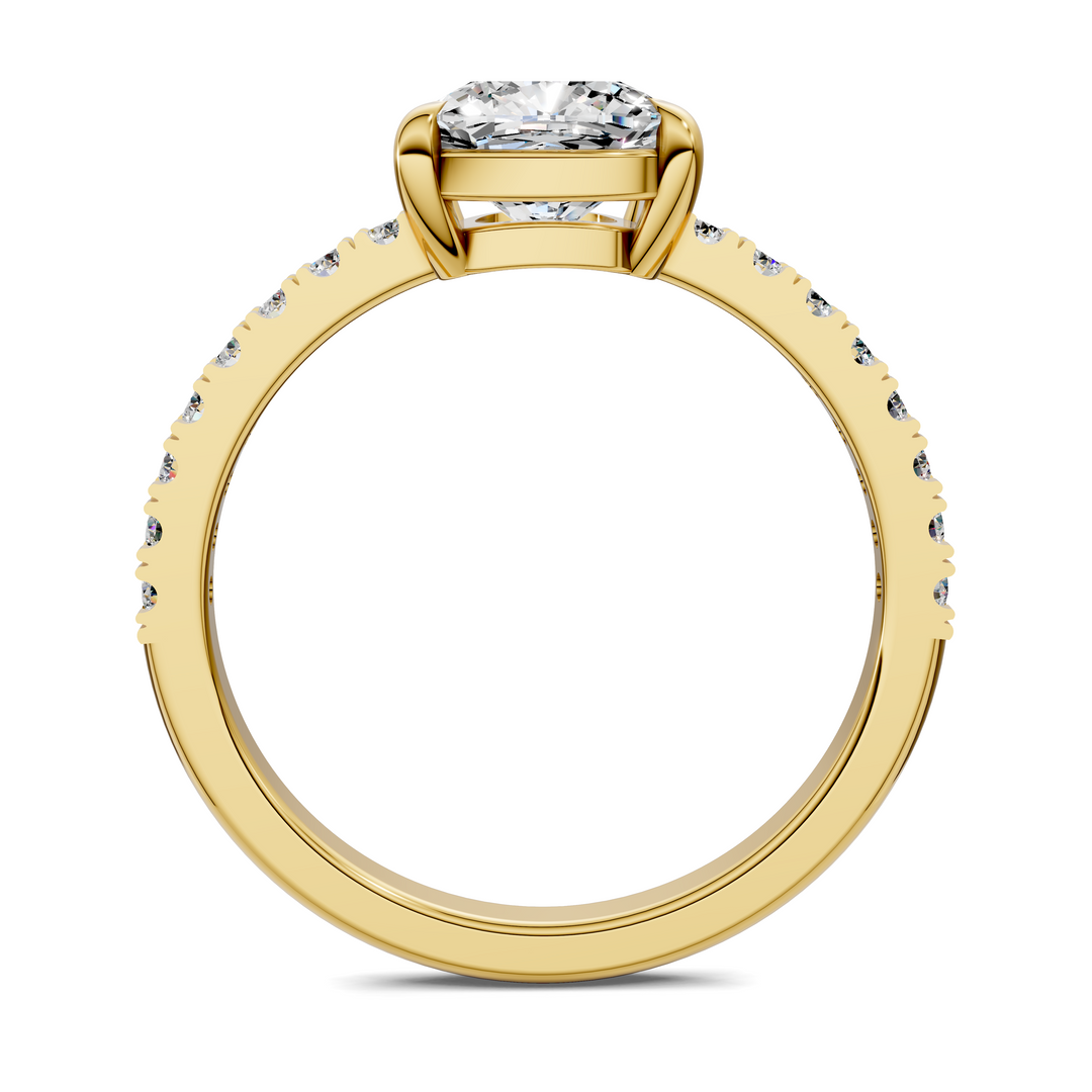 Kira Low Profile Pavé Ring Setting