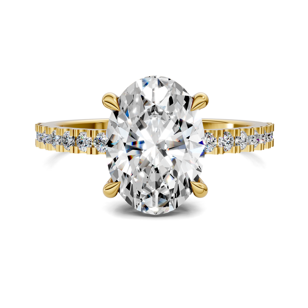 Kira Low Profile Pavé Ring Setting