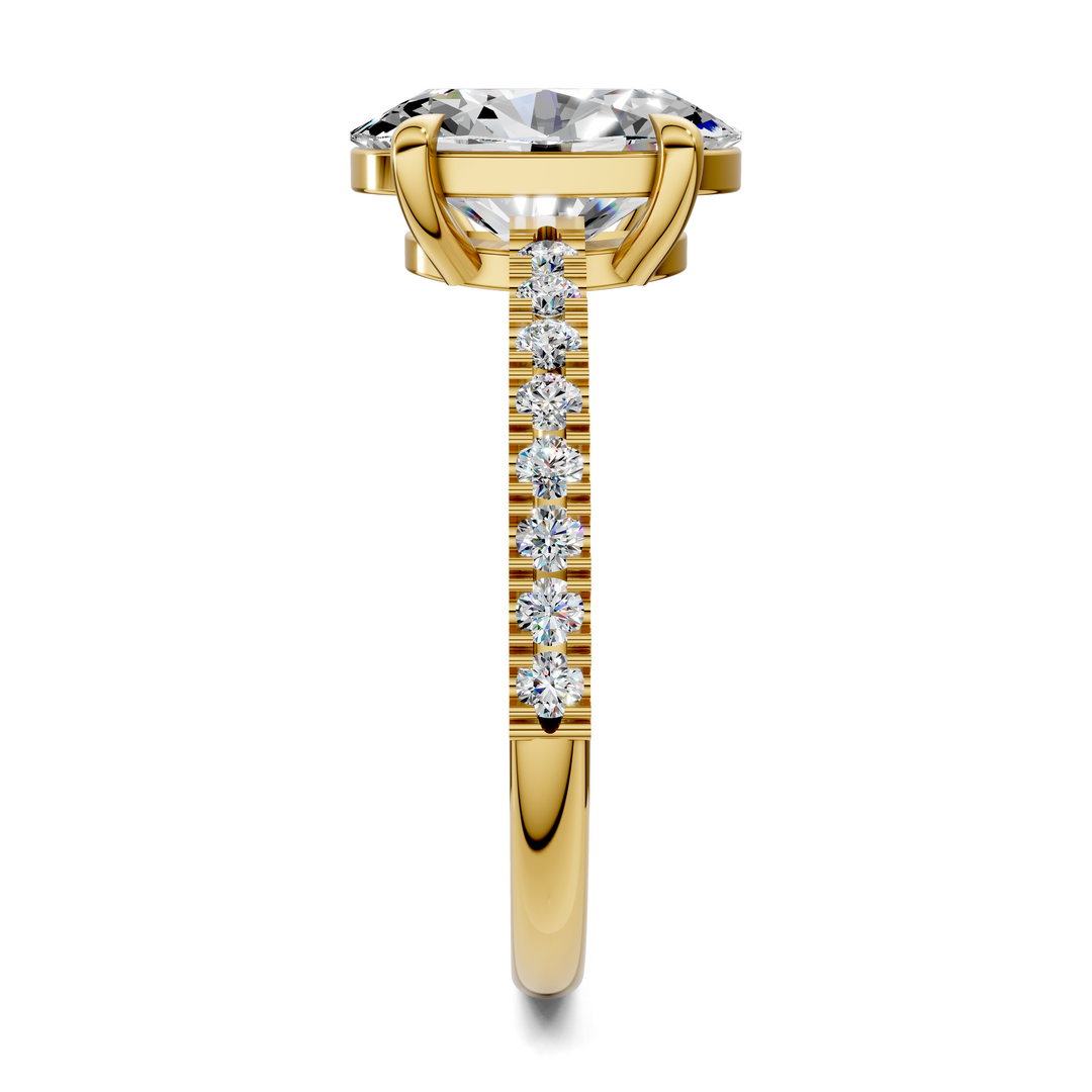 Kira Low Profile Pavé Ring Setting