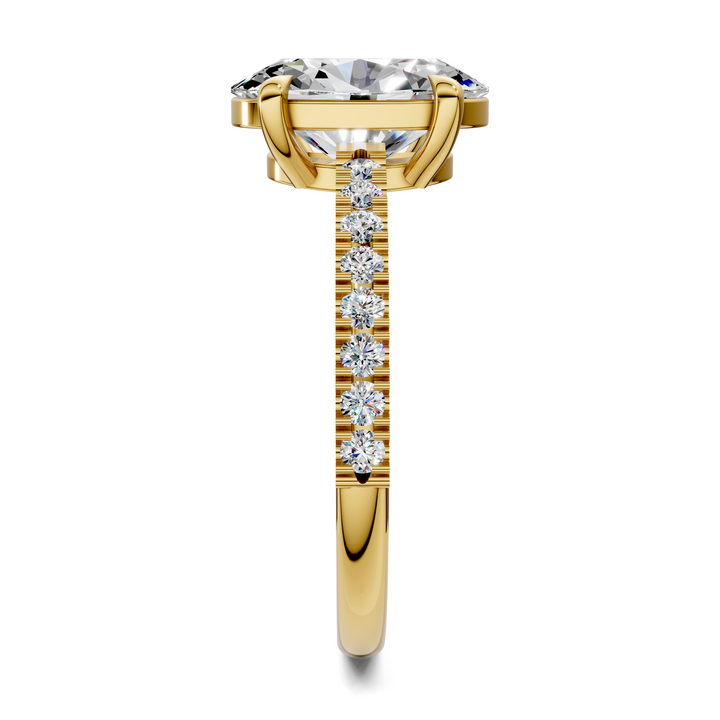 Kira Low Profile Pavé Ring Setting