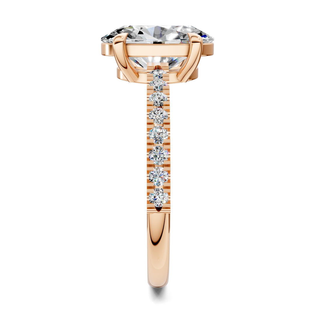 Kira Low Profile Pavé Ring Setting
