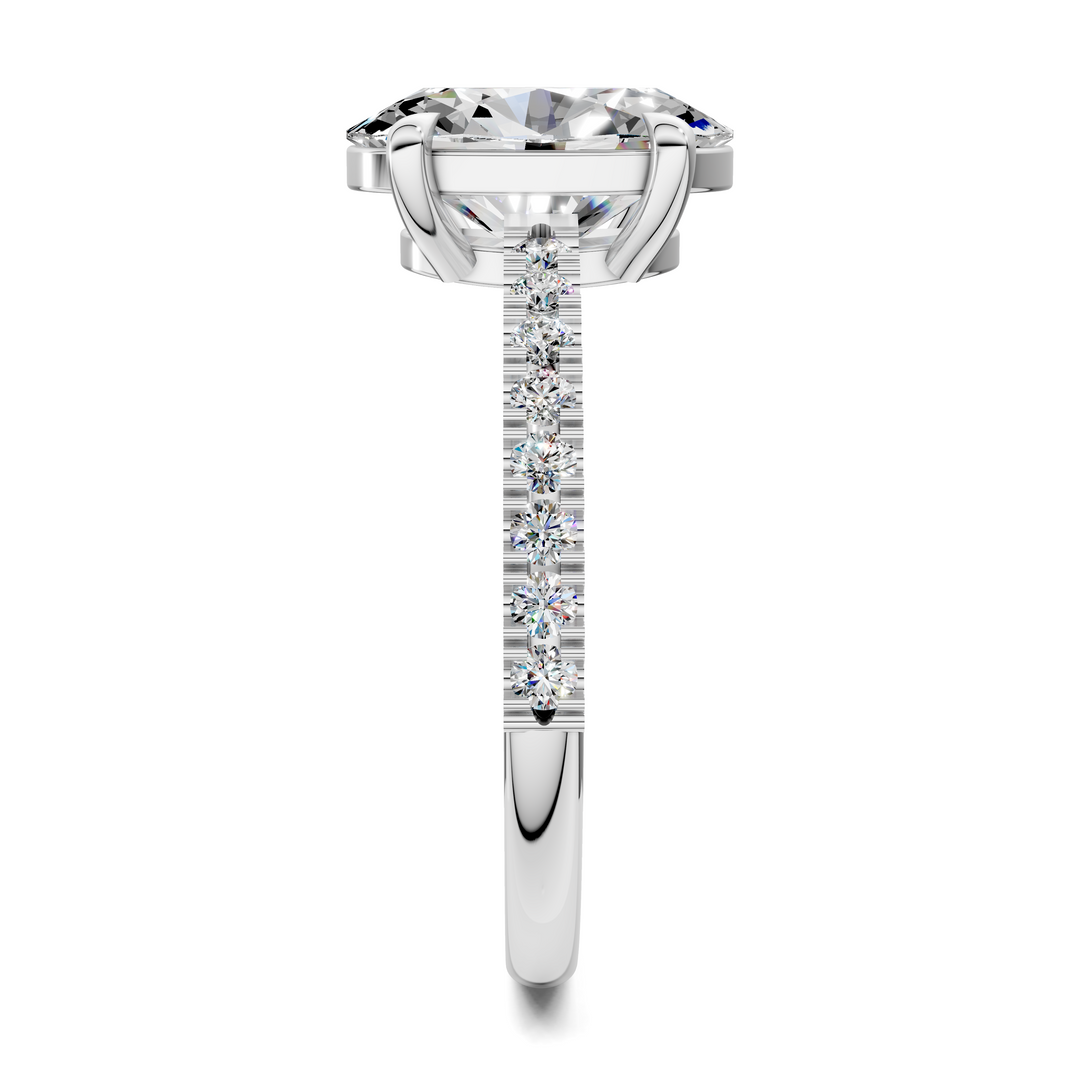 Kira Low Profile Pavé Ring