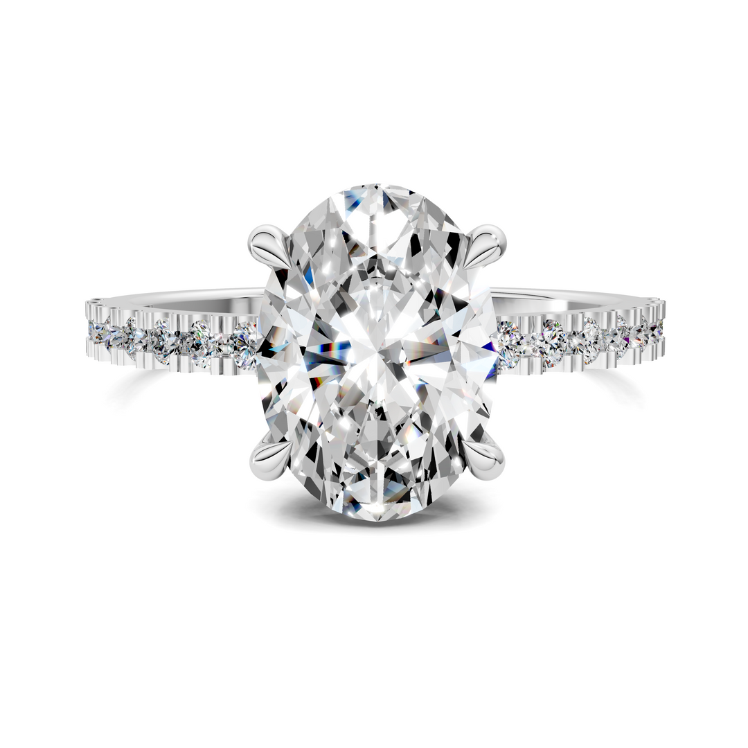 Kira Low Profile Pavé Ring Setting