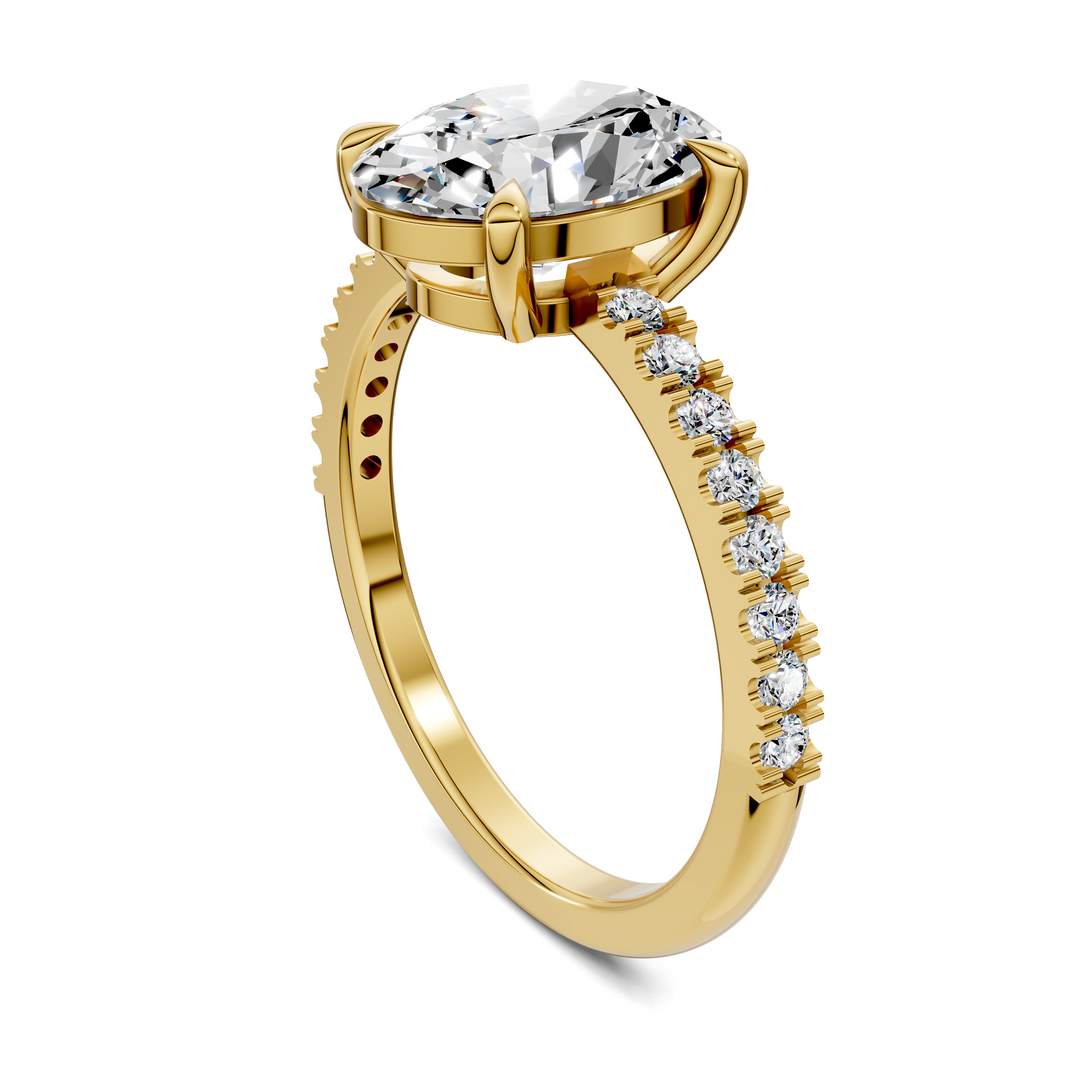 Kira Low Profile Pavé Ring