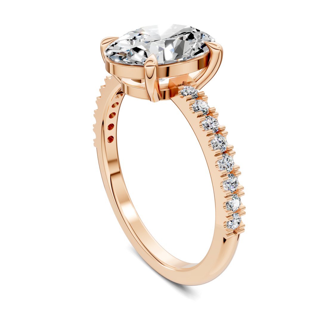 Kira Low Profile Pavé Ring