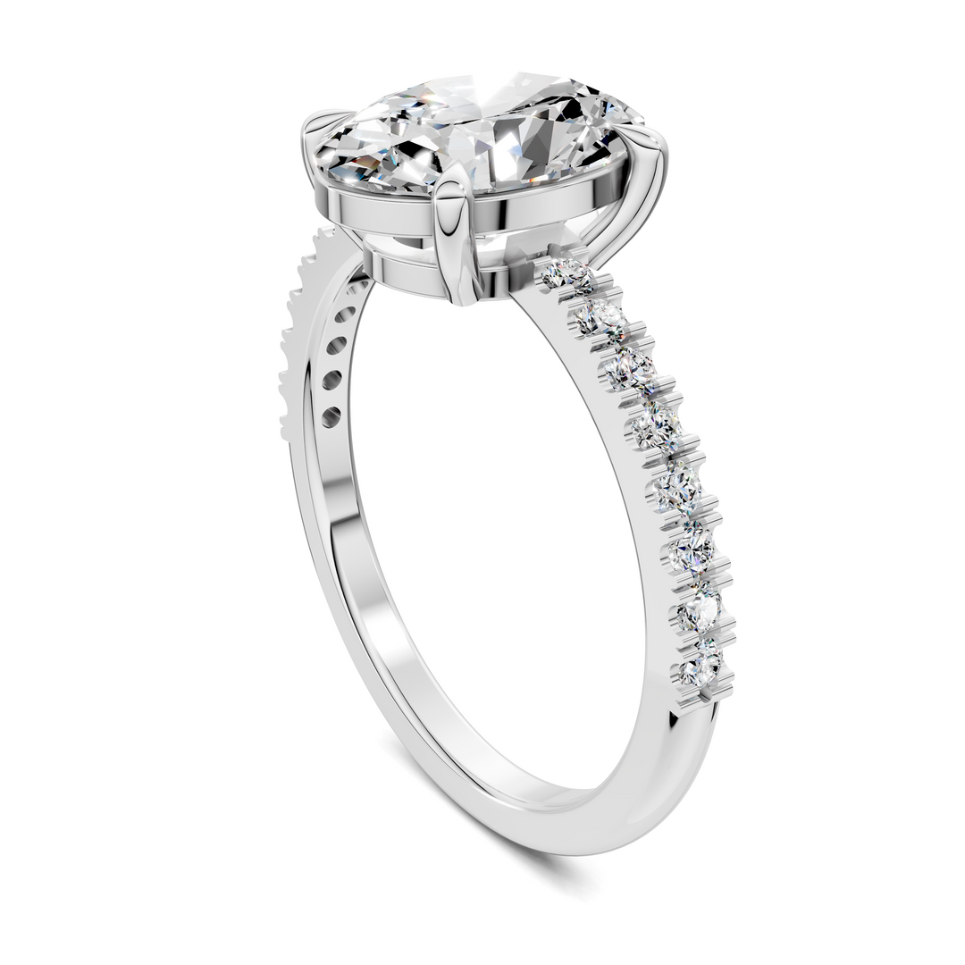 Kira Low Profile Pavé Ring