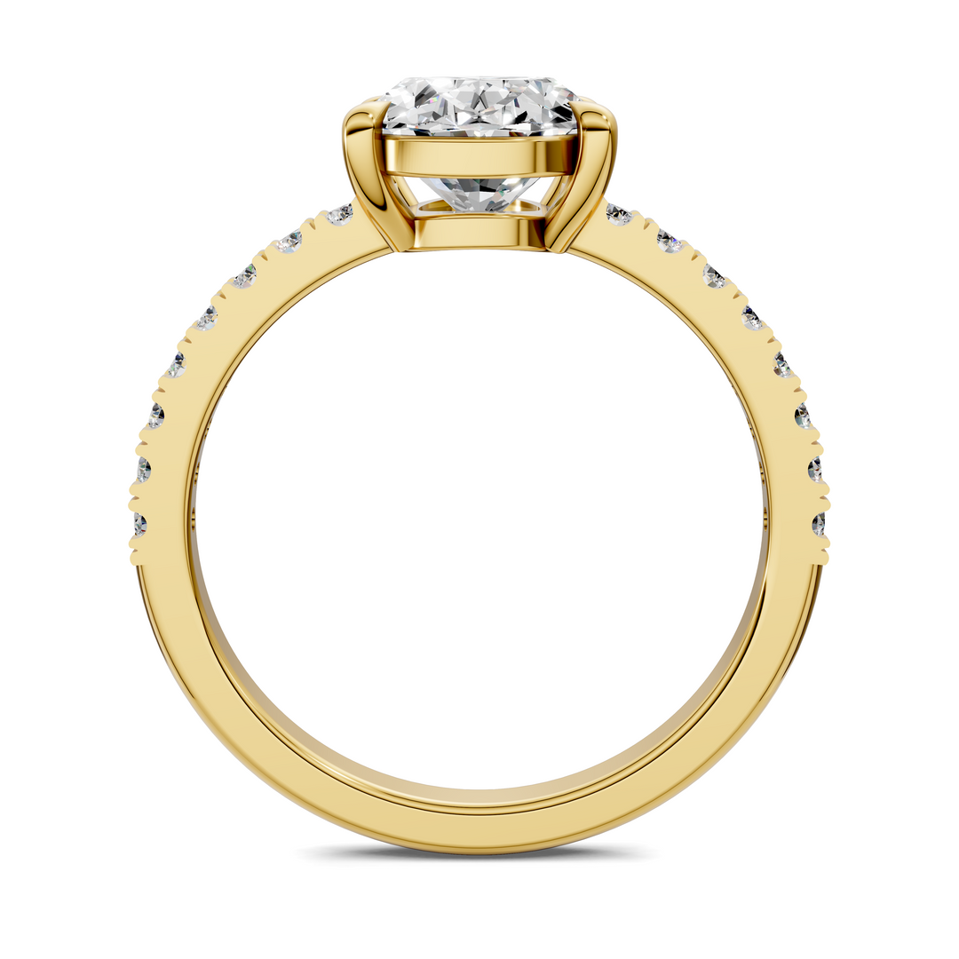 Kira Low Profile Pavé Ring Setting