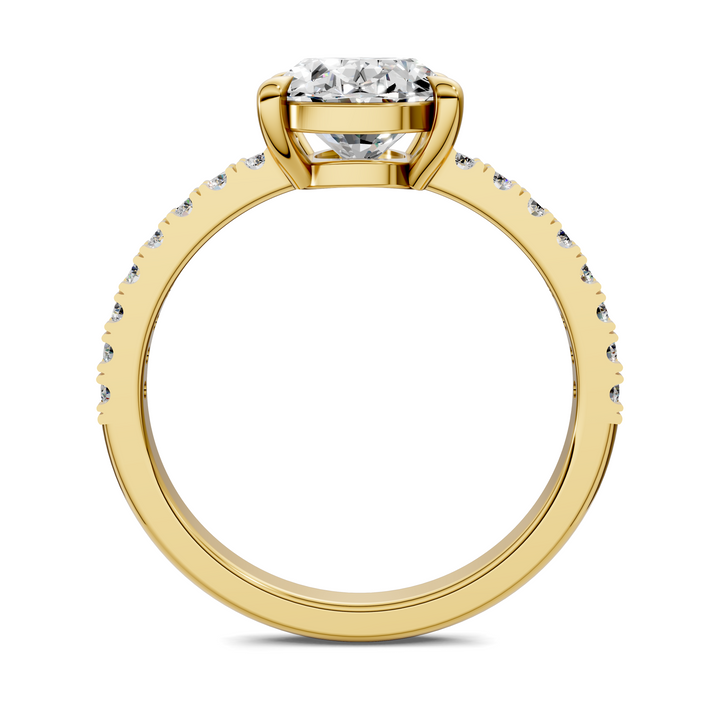 Kira Low Profile Pavé Ring Setting