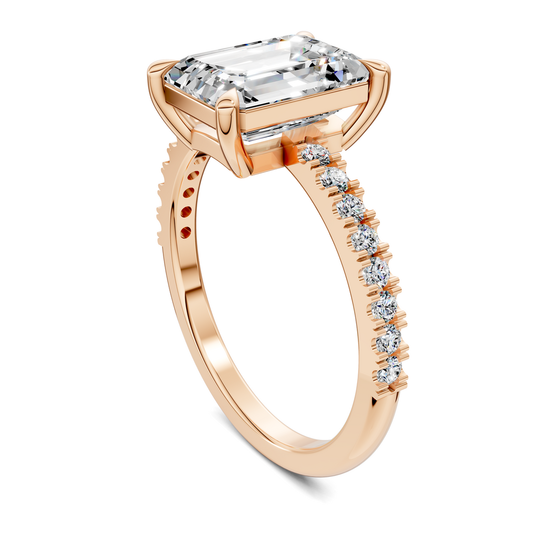 Kira Low Profile Pavé Ring Setting