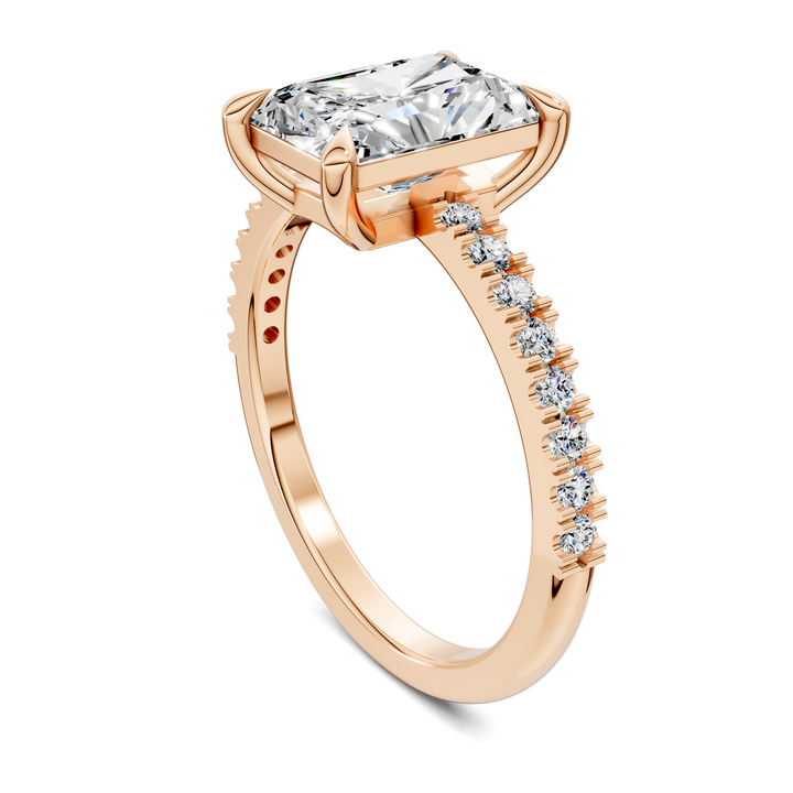 Kira Low Profile Pavé Ring Setting