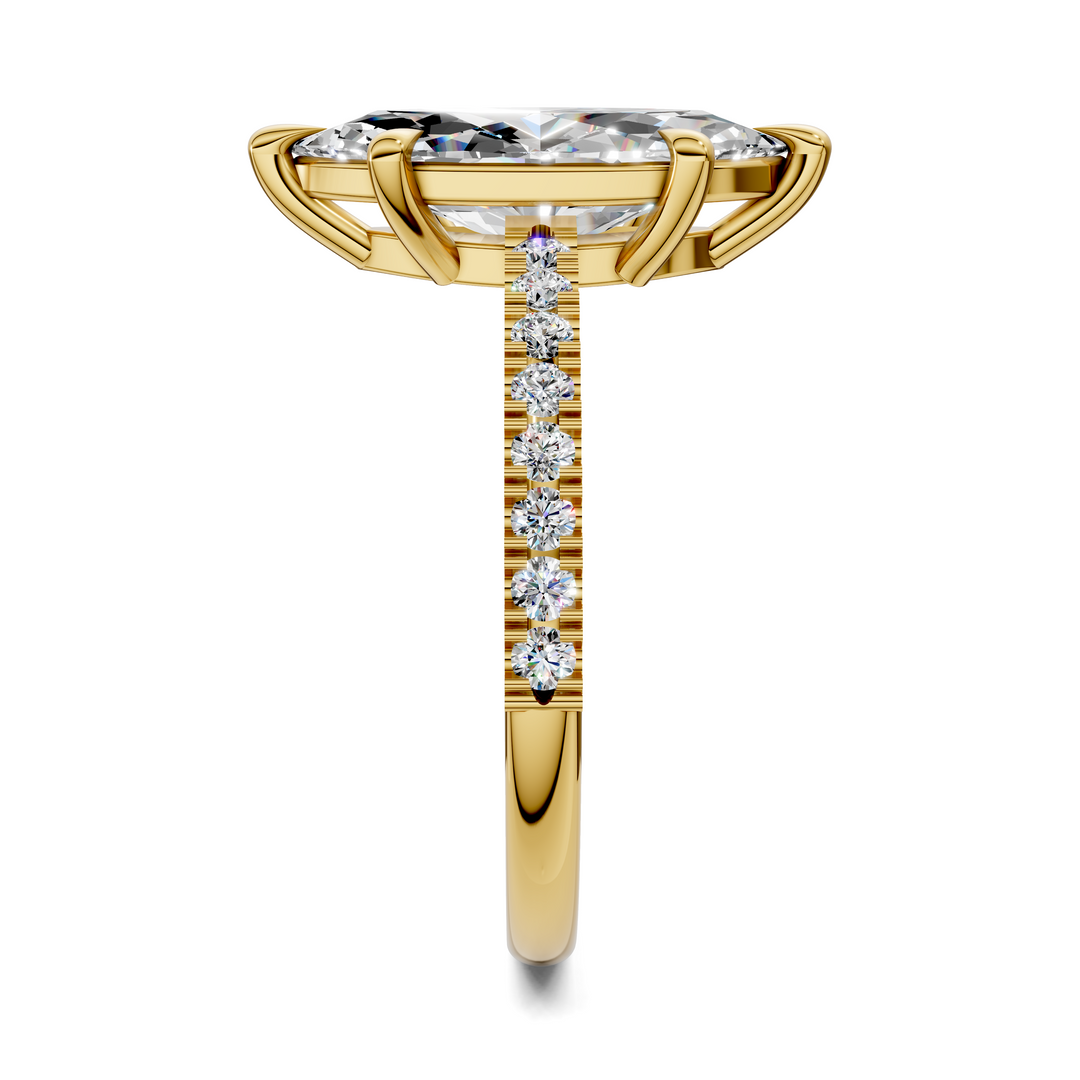 Kira Low Profile Pavé Ring Setting