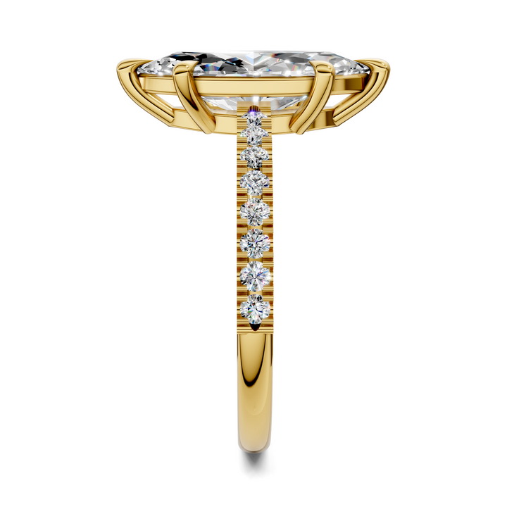 Kira Low Profile Pavé Ring