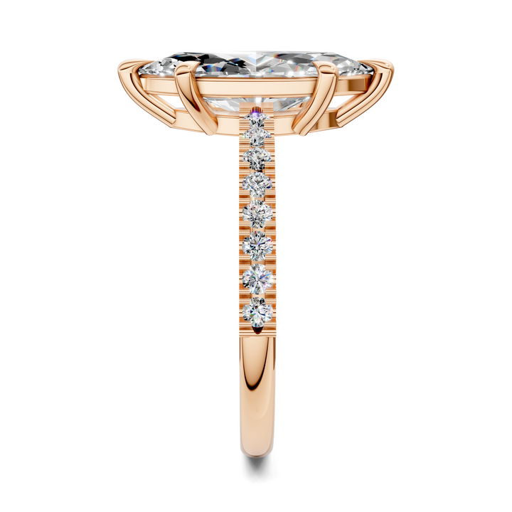 Kira Low Profile Pavé Ring Setting