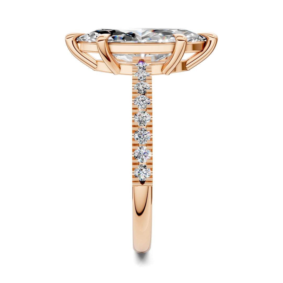 Kira Low Profile Pavé Ring