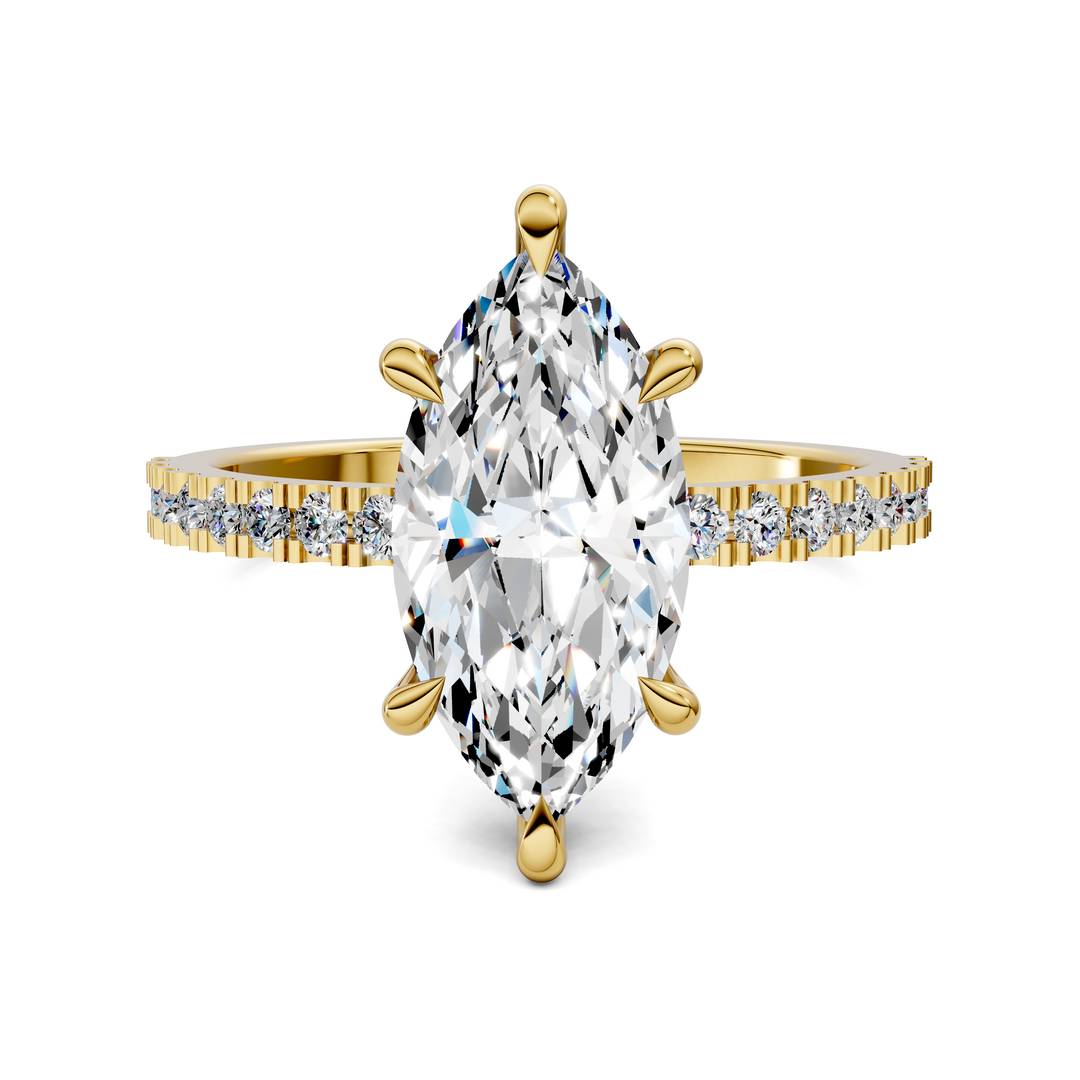 Kira Low Profile Pavé Ring