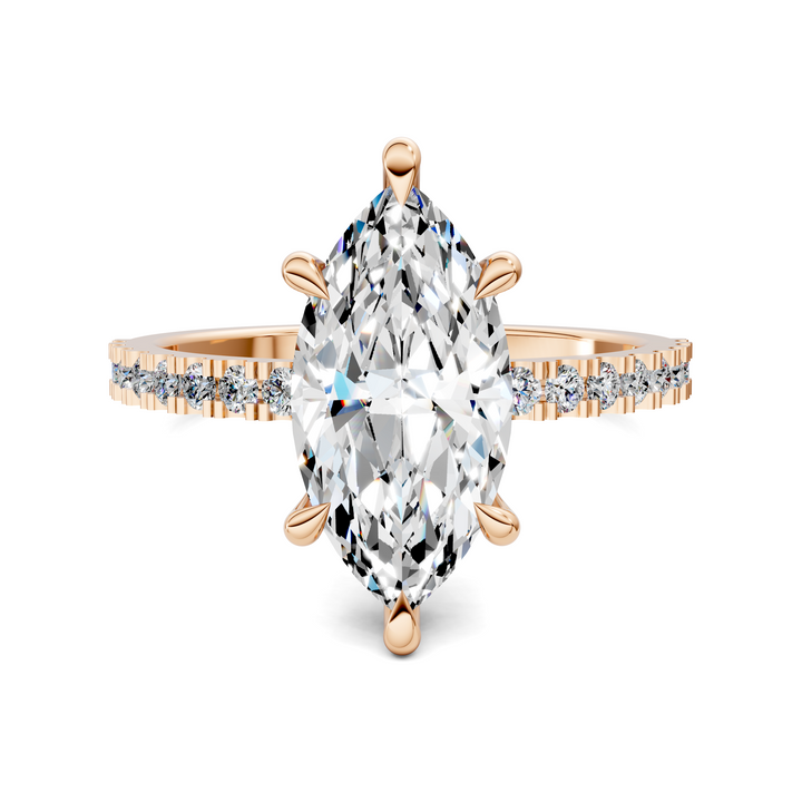Kira Low Profile Pavé Ring Setting