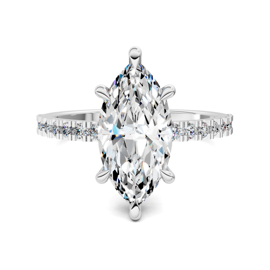 Kira Low Profile Pavé Ring Setting