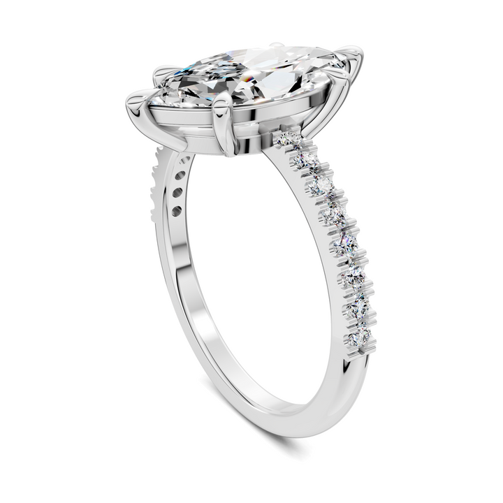 Kira Low Profile Pavé Ring