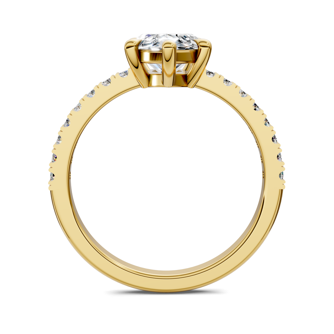 Kira Low Profile Pavé Ring
