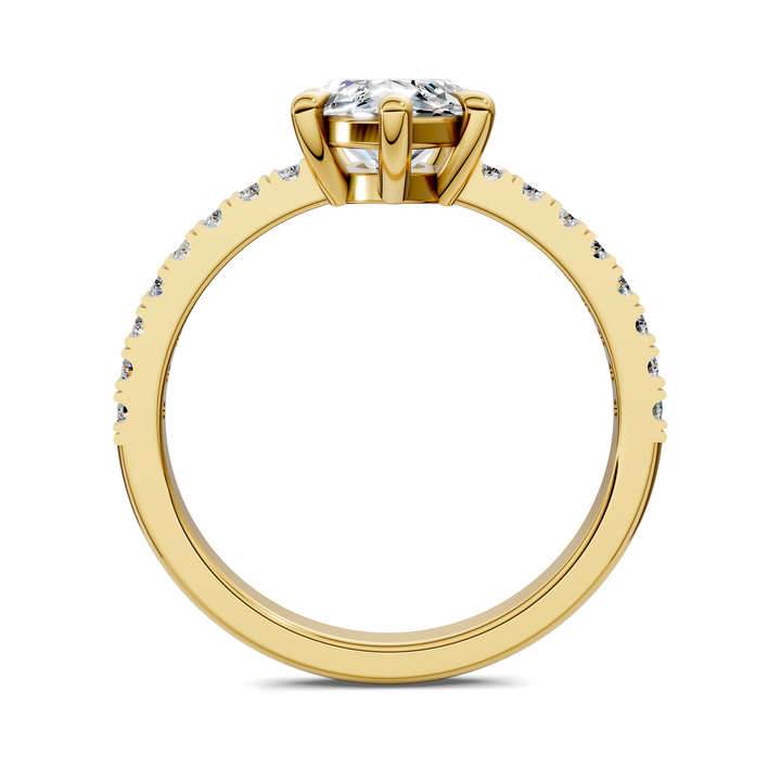 Kira Low Profile Pavé Ring