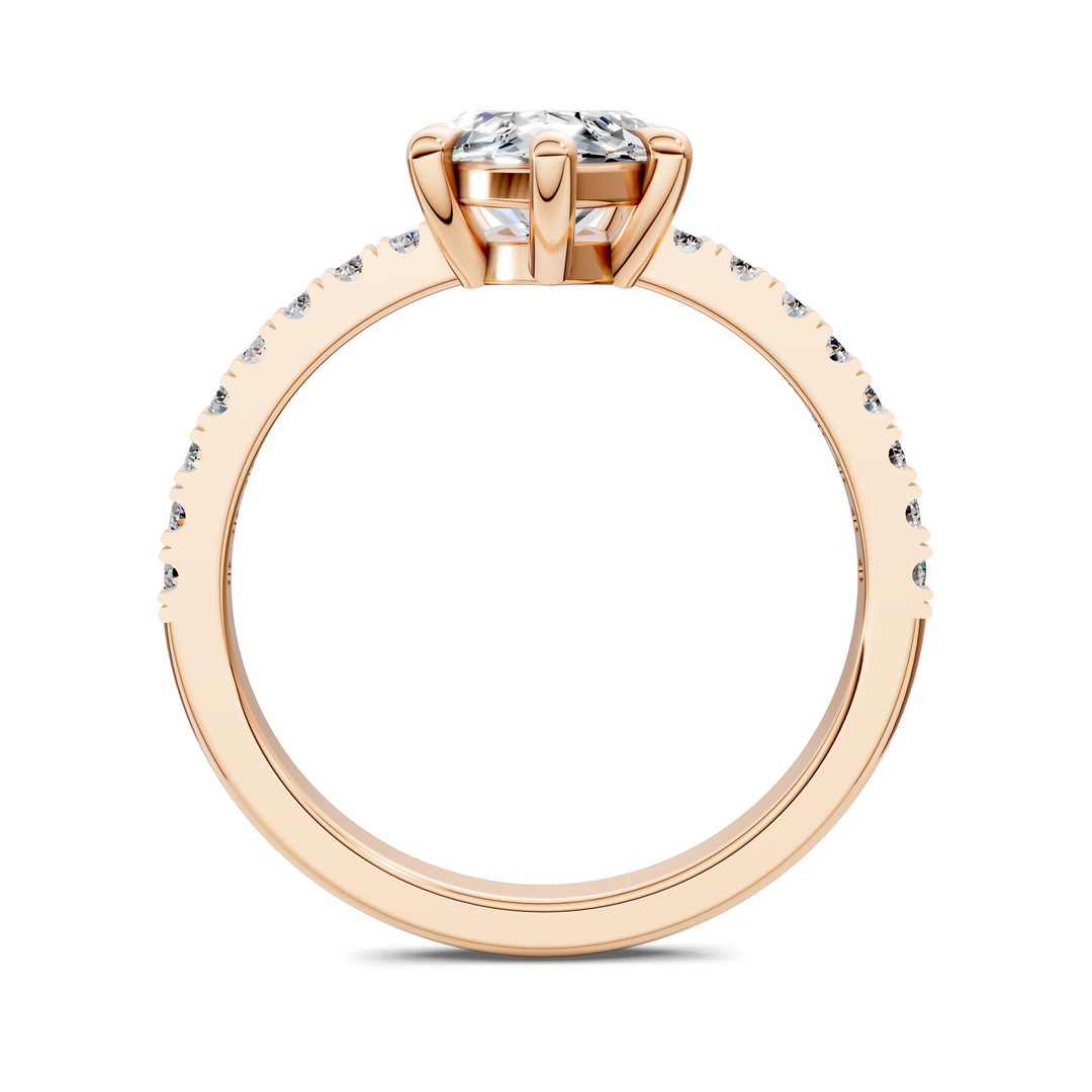 Kira Low Profile Pavé Ring