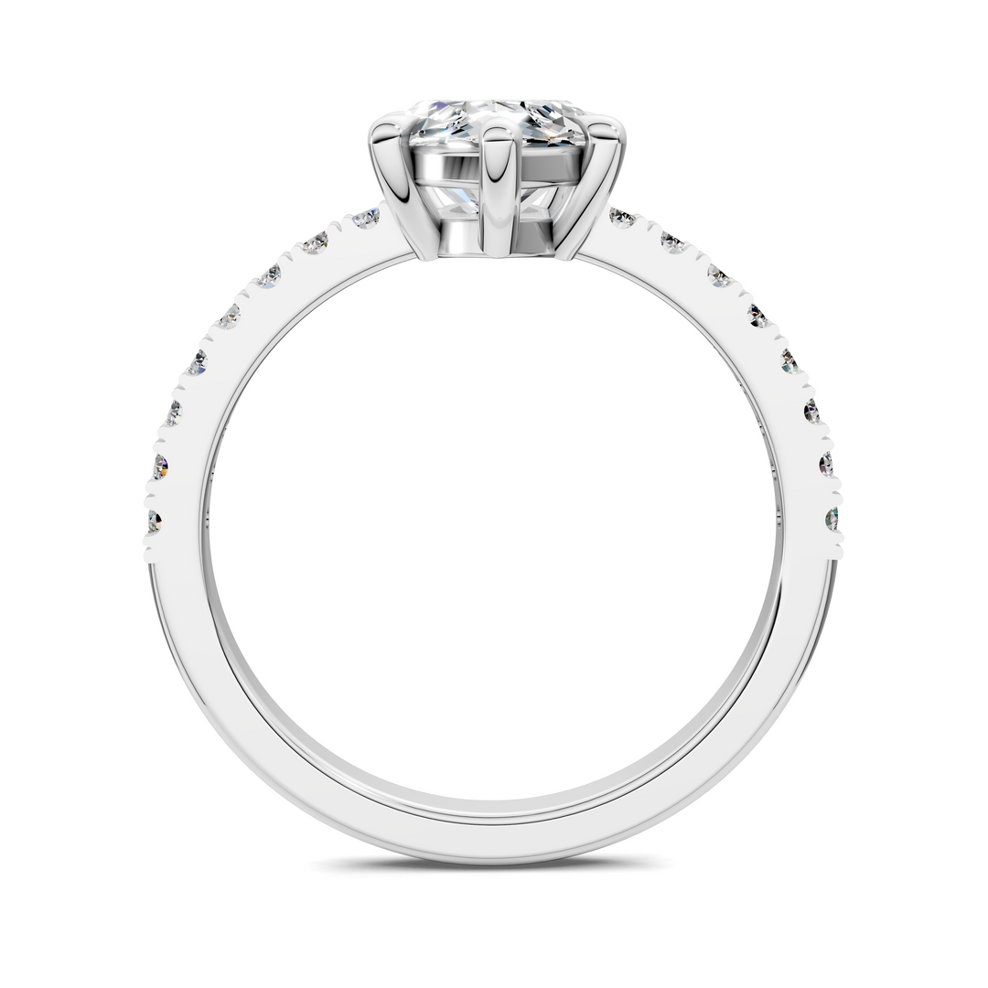 Kira Low Profile Pavé Ring Setting