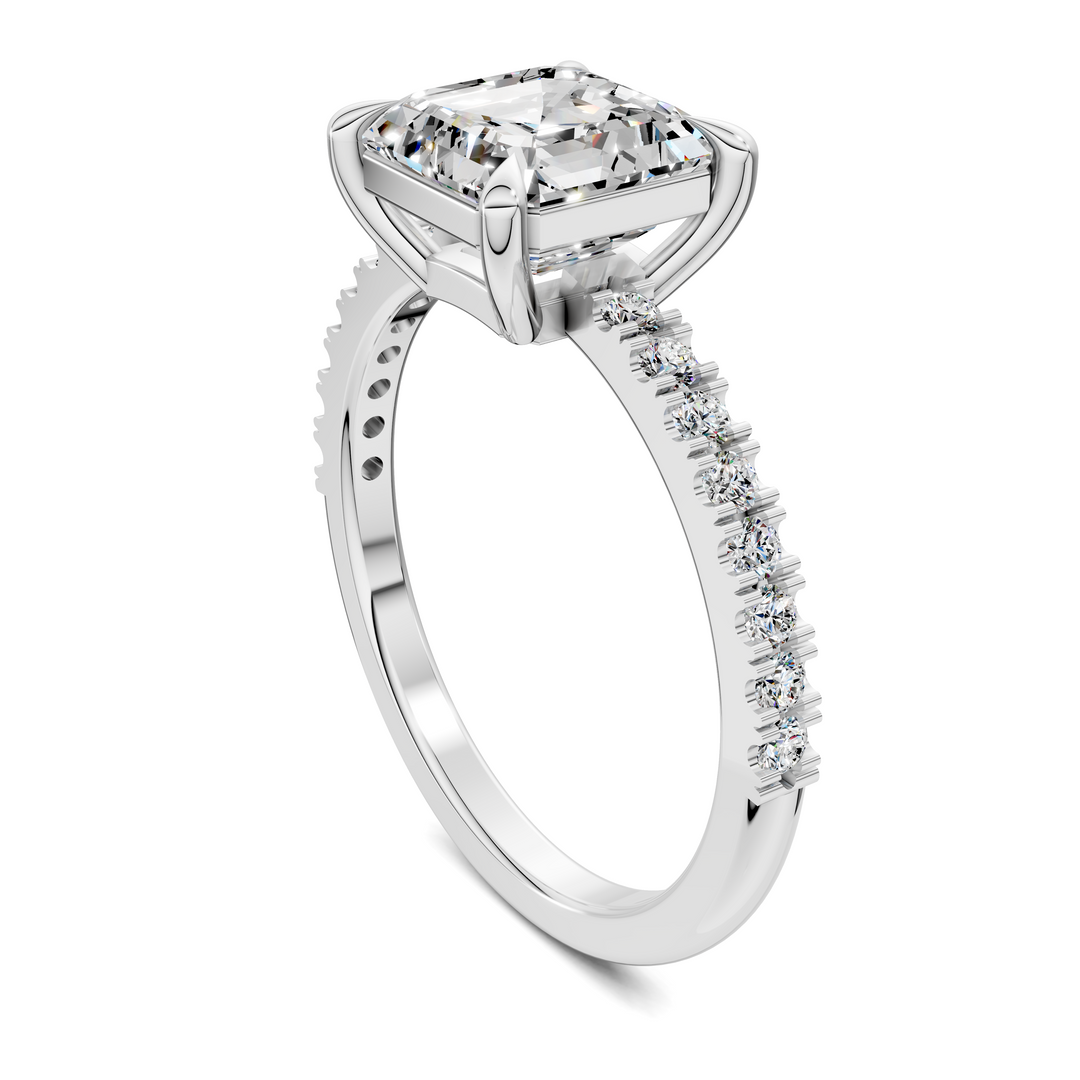 Kira Low Profile Pavé Ring Setting