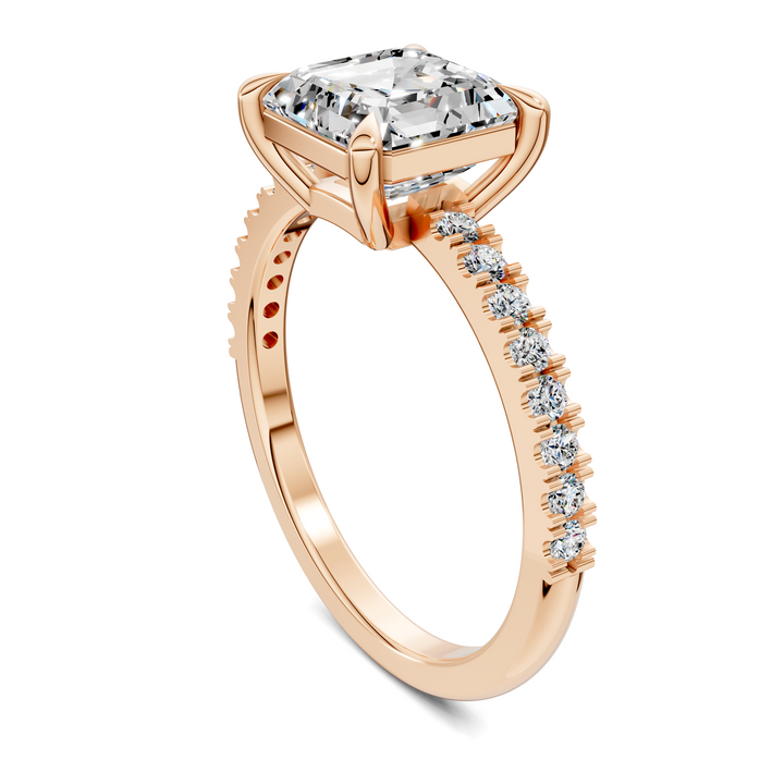 Kira Low Profile Pavé Ring Setting