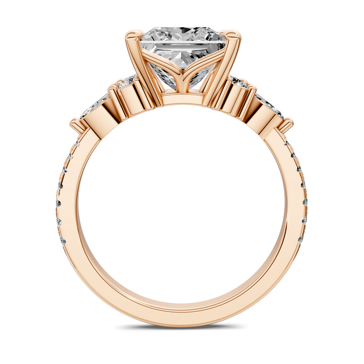 Eileen Round and Marquise Cluster Ring
