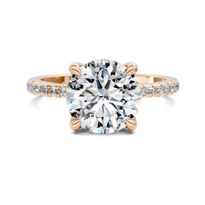 Connie Floral Basket Pavé Ring