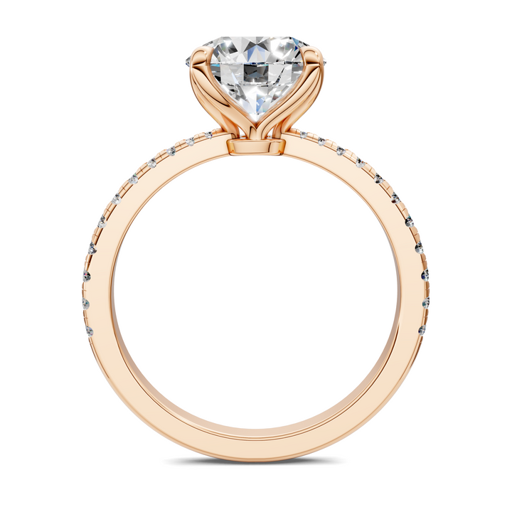 Connie Floral Basket Pavé Ring