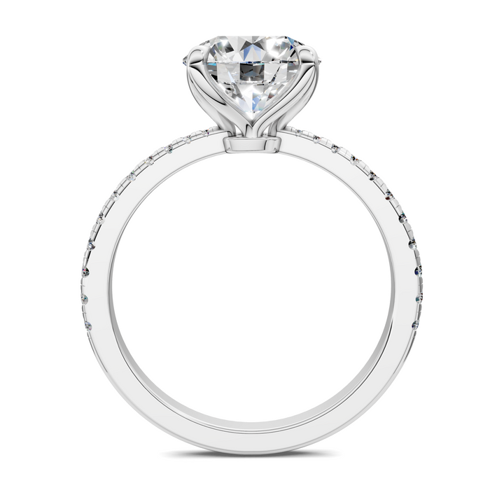 Connie Floral Basket Pavé Ring