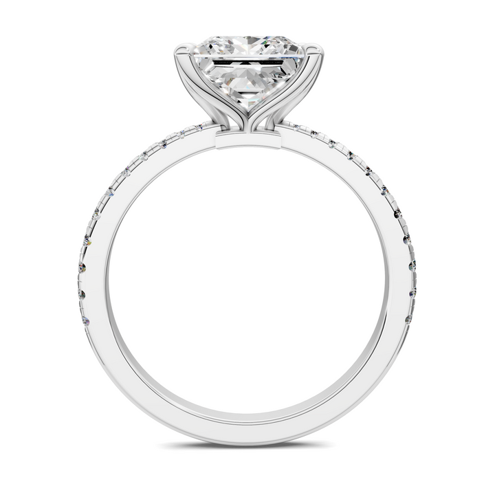 Connie Floral Basket Pavé Ring