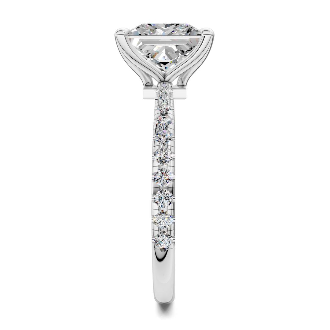 Connie Floral Basket Pavé Ring