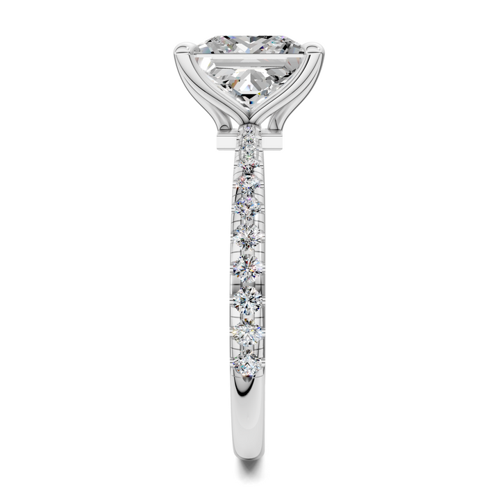 Connie Floral Basket Pavé Ring