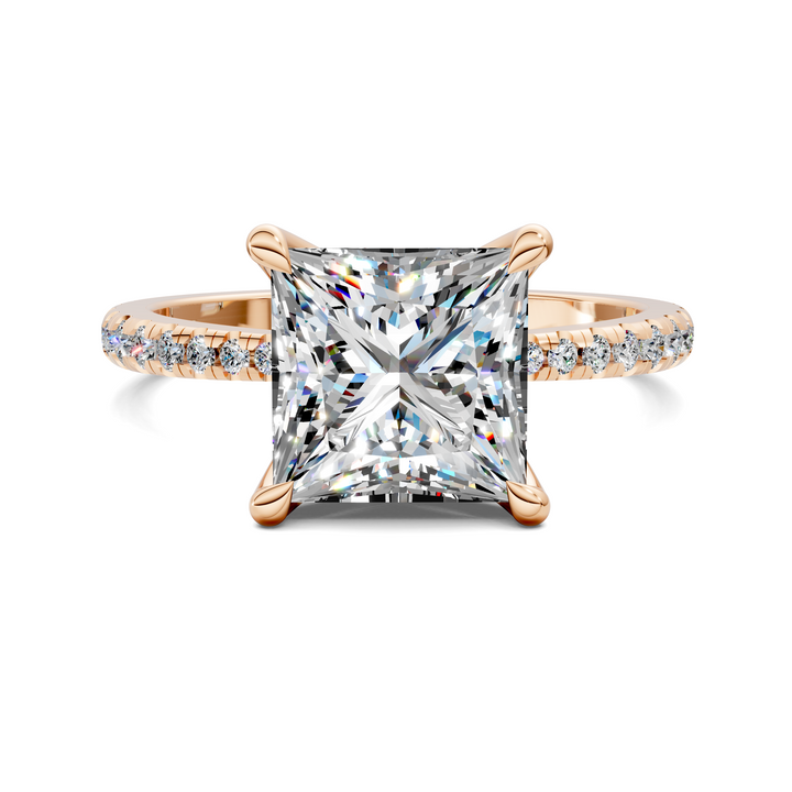 Connie Floral Basket Pavé Ring