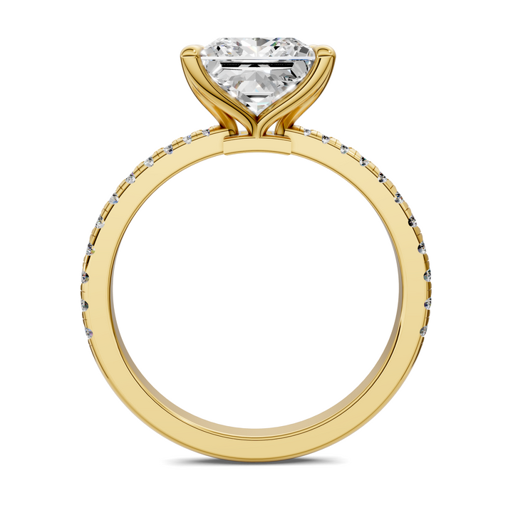 Connie Floral Basket Pavé Ring