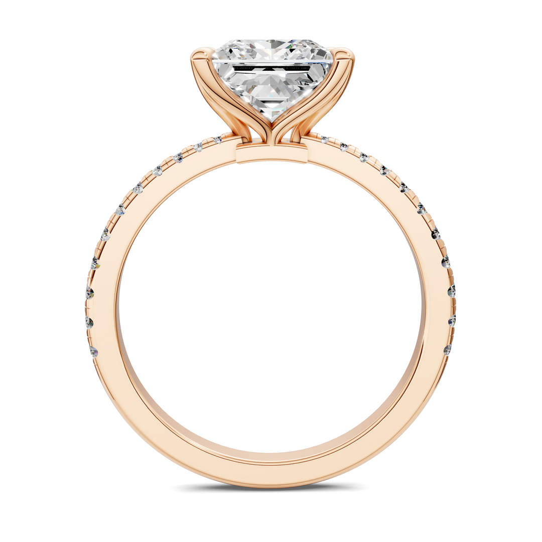 Connie Floral Basket Pavé Ring