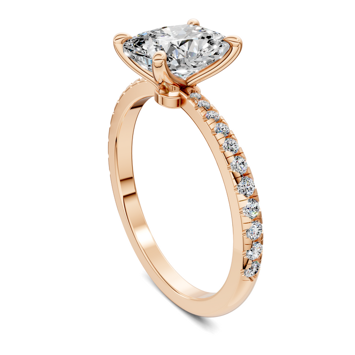 Connie Floral Basket Pavé Ring