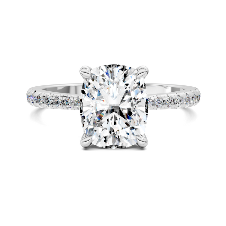 Connie Floral Basket Pavé Ring